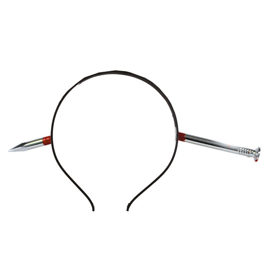 Halloween Gag „Nagel durch den Kopf“ – Blutiges Horror-Accessoire
