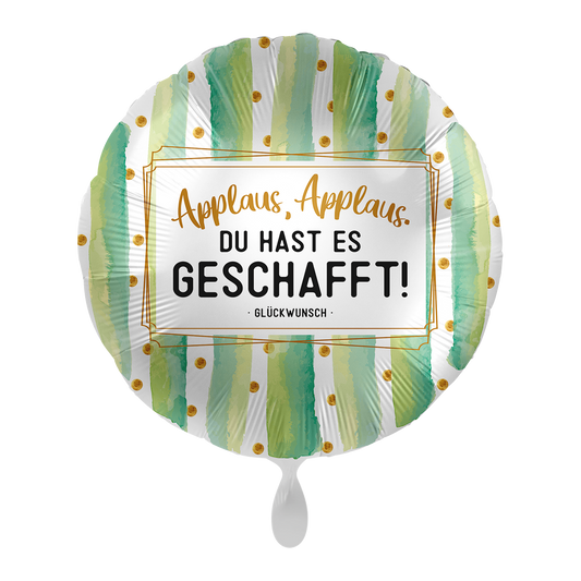 Folienballon – Du hast es geschafft! Ø 45 cm