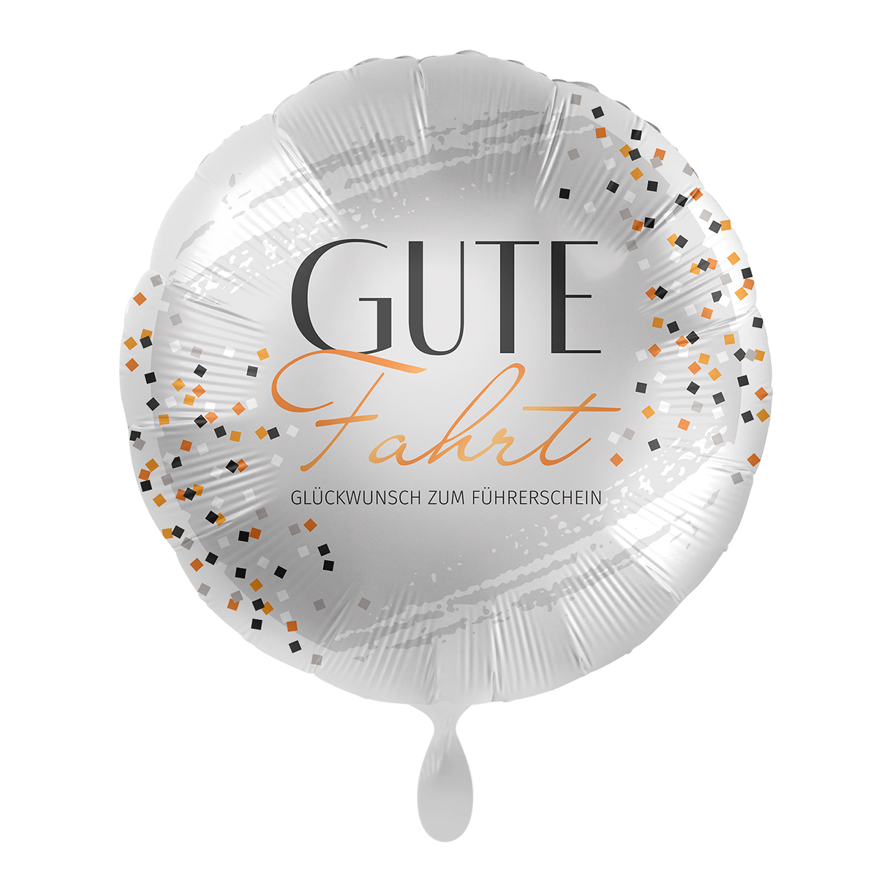 Glückwünsch zum Führerschein -Ballon „Gute Fahrt“ – Ø 43 cm