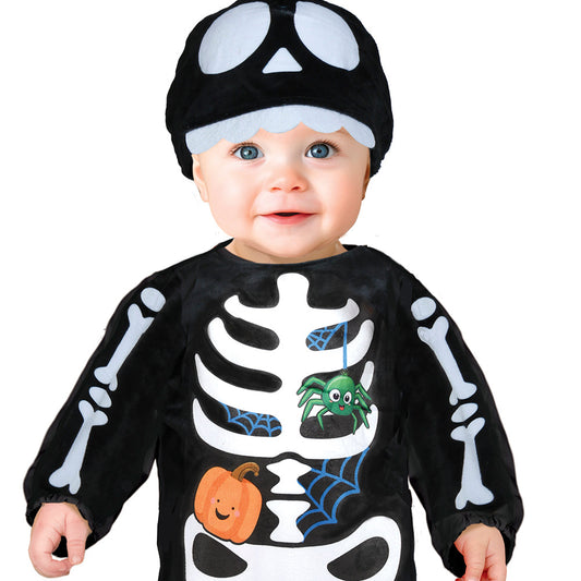Skelett Boo Baby Kostüm – Gruselig-niedliches Halloween Outfit für Babys