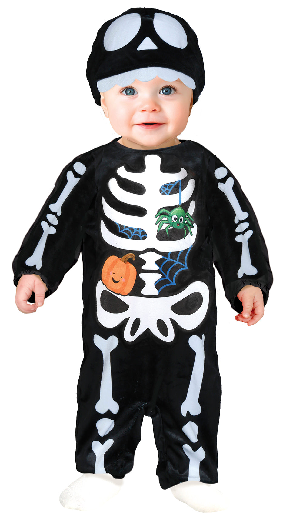 Skelett Boo Baby Kostüm – Gruselig-niedliches Halloween Outfit für Babys