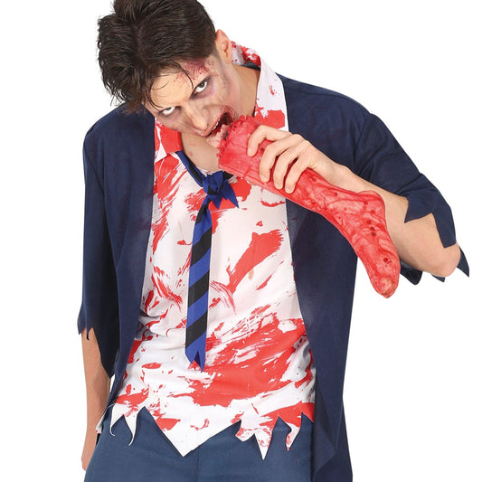 Zombie Highschool Kostüm für Teens – Grusel-Outfit für Halloween