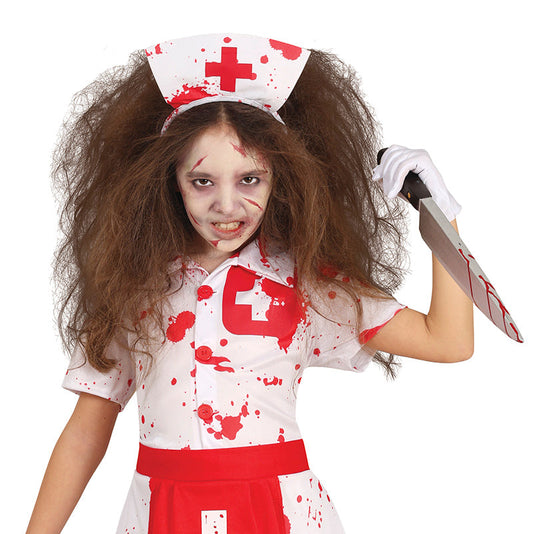 Zombie Krankenschwester Kostüm für Kinder – Gruseliges Halloween-Outfit