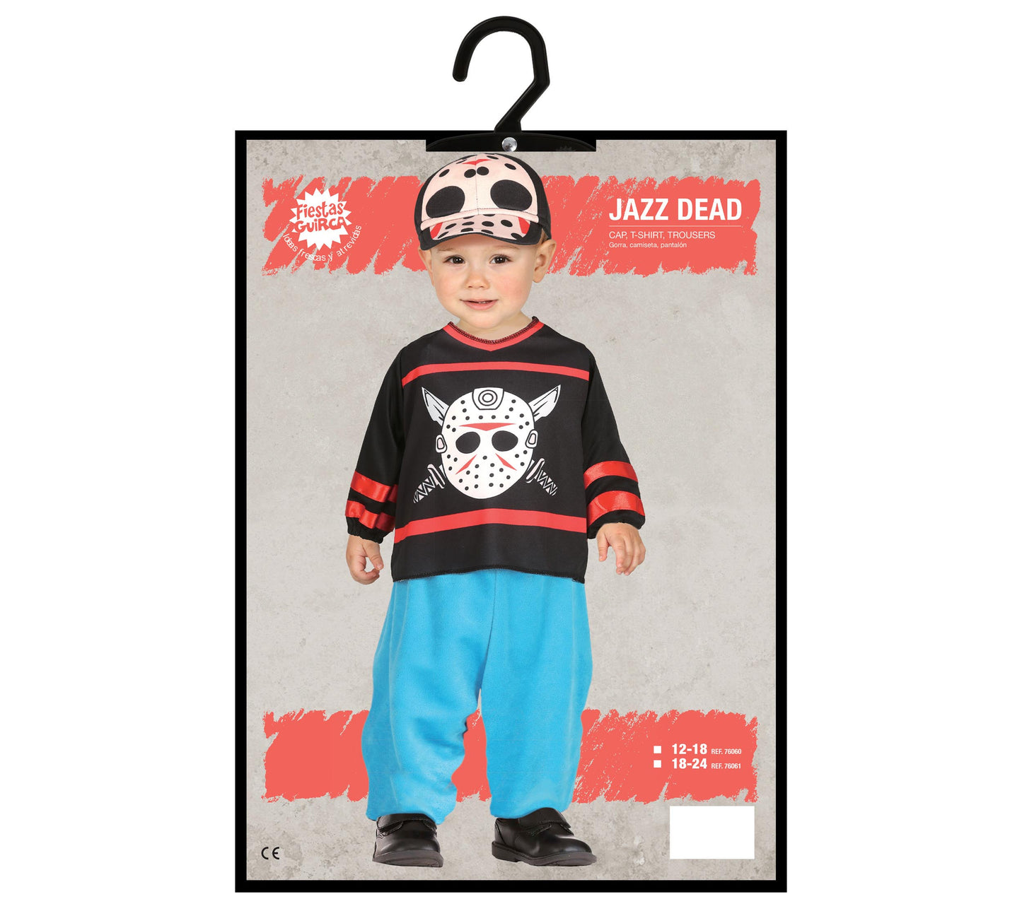 Jazz Hockey Killer Kinderkostüm – Gruseliges Halloween Outfit für die Kleinsten
