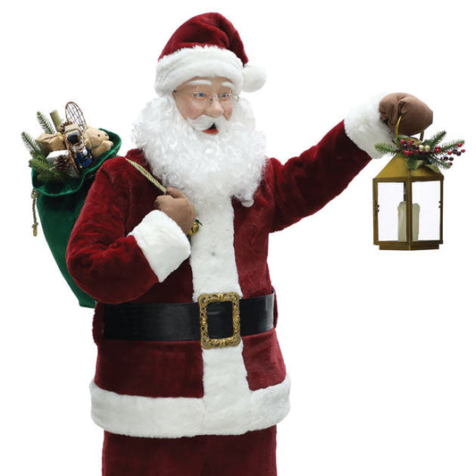 Deluxe Weihnachtsmann Animatronic – 1,8 m | Beweglicher Santa