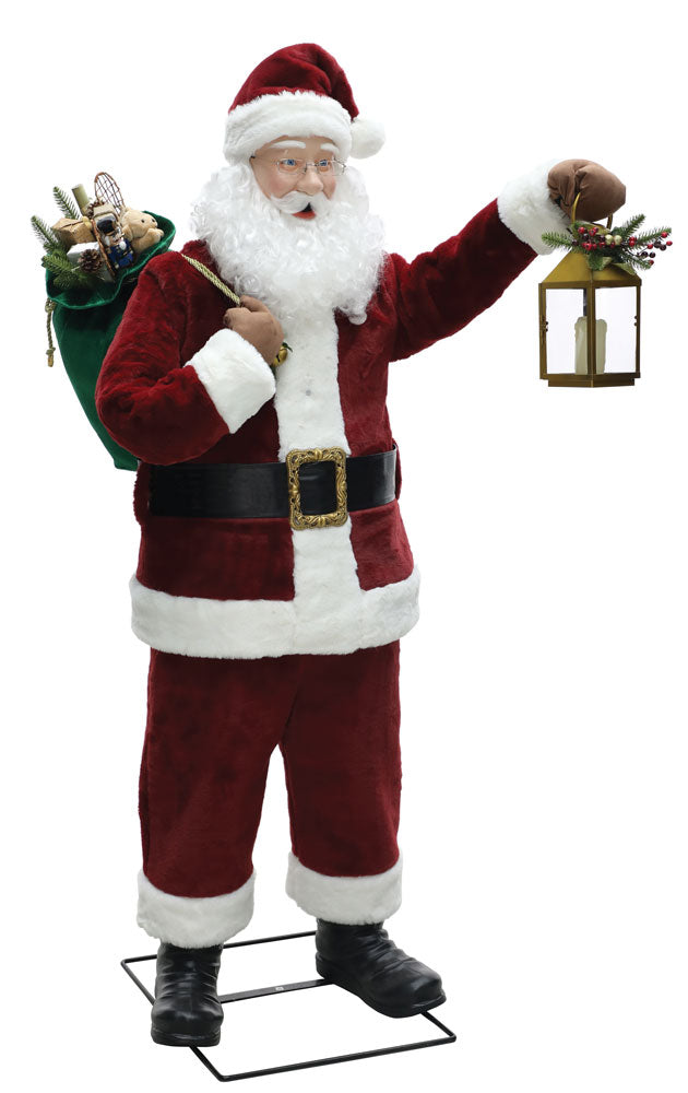 Deluxe Weihnachtsmann Animatronic – 1,8 m | Beweglicher Santa