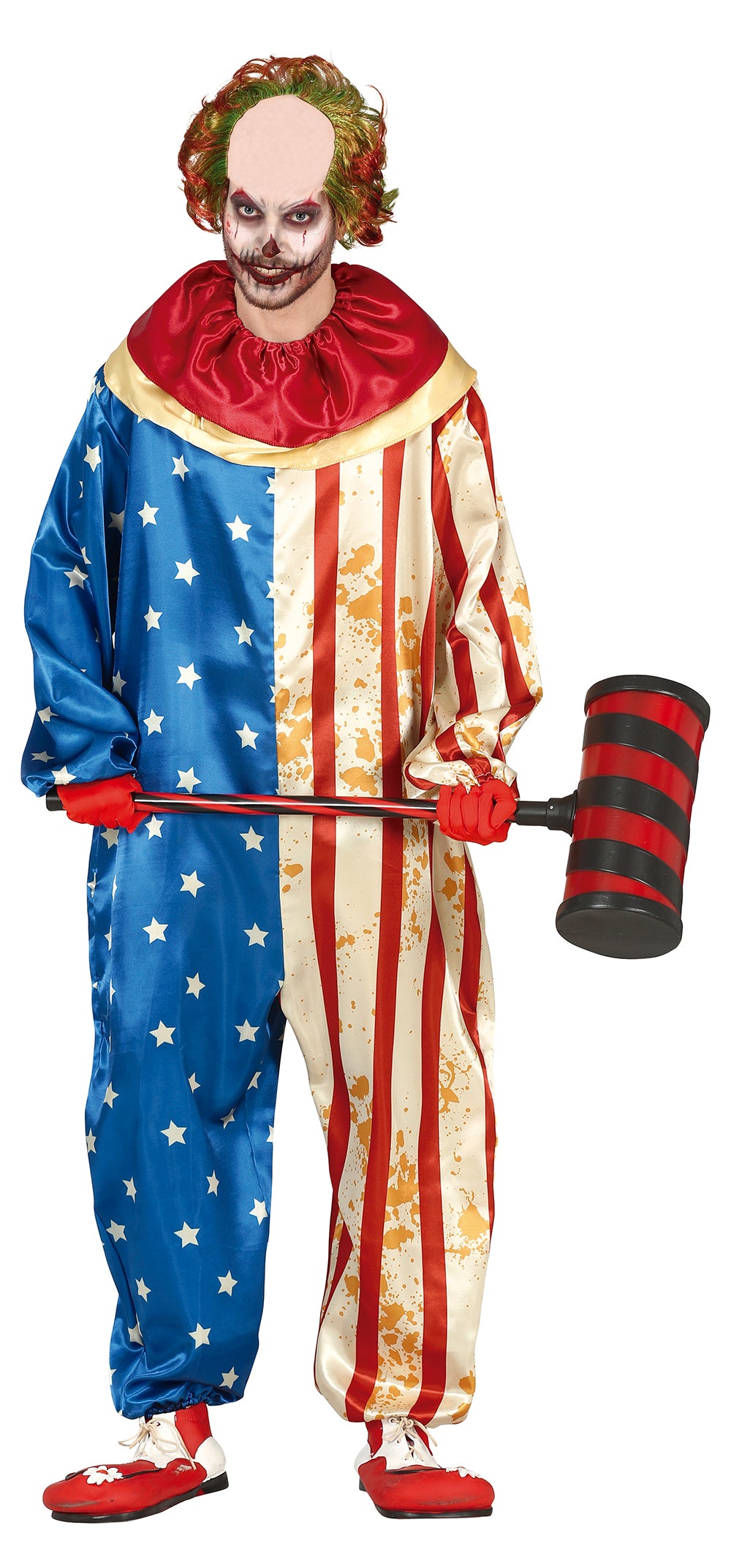 Amerikanischer Clown Kostüm – Gruseliges Halloween- & Karnevals