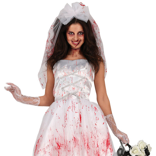 Mörderische Braut Kostüm – Halloween & Horror Outfit für Damen