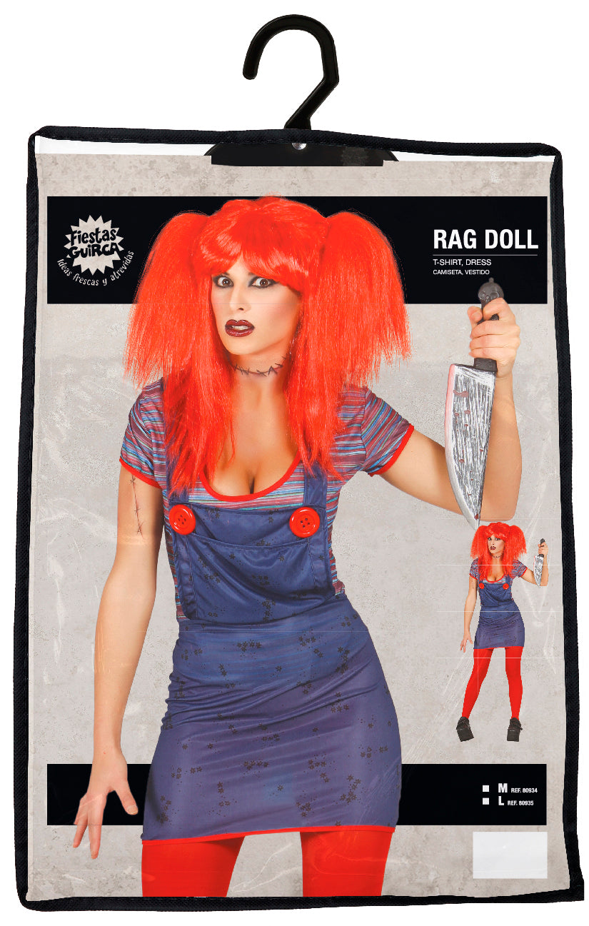 Killer Puppe Damenkostüm – Gruseliges Halloween Outfit für Erwachsene