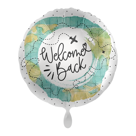 Folienballon – Welcome Back! Ø 45 cm