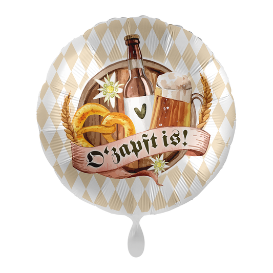 Folienballon – O’ zapft is! Ø 45 cm