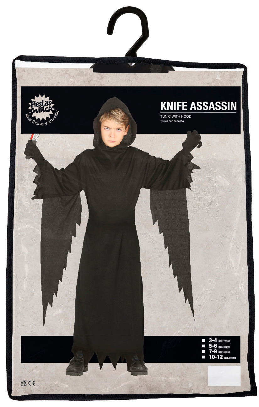 Messer Killer Kinderkostüm – Gruseliges Halloween Outfit für kleine Horror-Fans