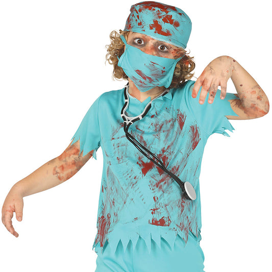 Zombie Chirurg Kinderkostüm – Gruseliges Halloween Outfit