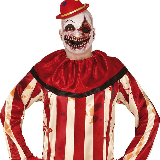 Blutiger Killer Clown Kostüm für Herren – Grusel-Horror-Outfit für Halloween