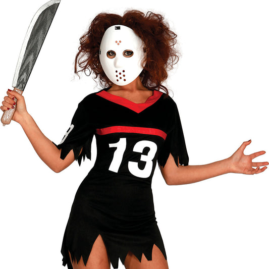 Hockey Killer Kostüm für Damen – Halloween & Horror Outfit