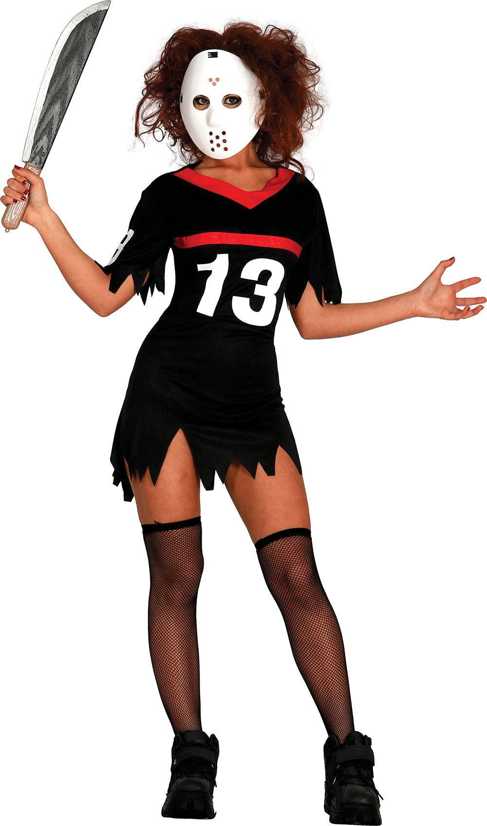 Hockey Killer Kostüm für Damen – Halloween & Horror Outfit