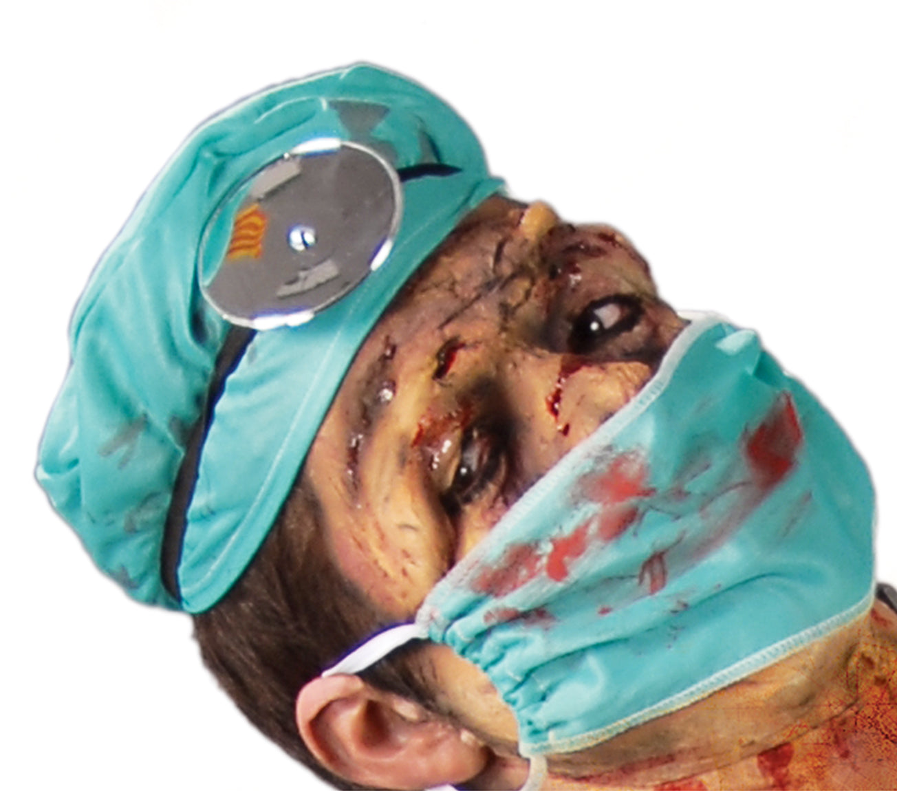 Zombie Chirurg Kostüm – Blutiges Arzt Outfit für Halloween & Horror-Party