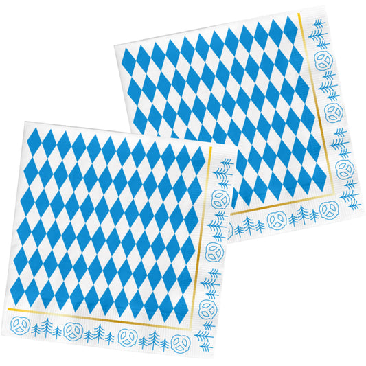 Oktoberfest Servietten – 20 Stück (33 x 33 cm)
