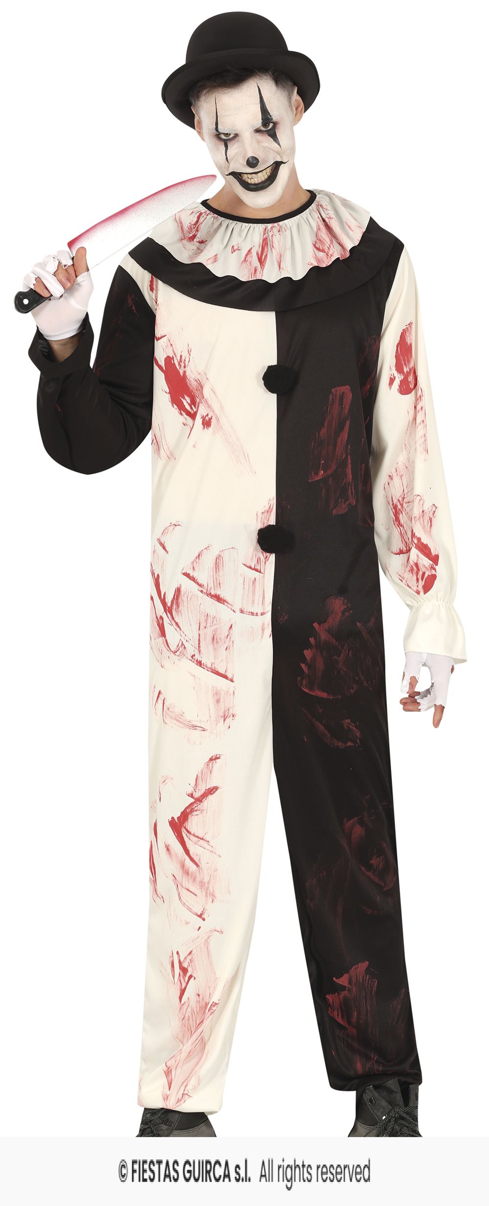 errorizer Clown Kostüm – Horror Clown Verkleidung für Halloween