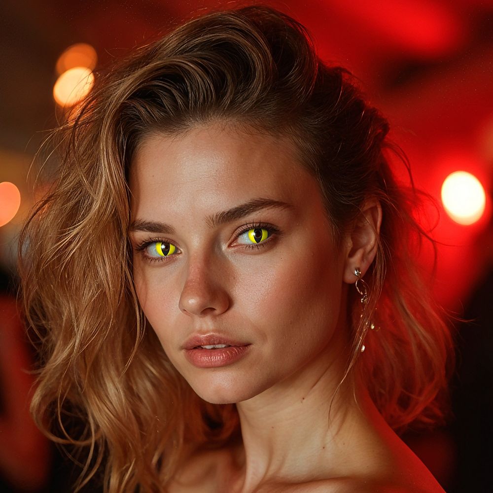 Kontaktlinsen glowing Wildcat