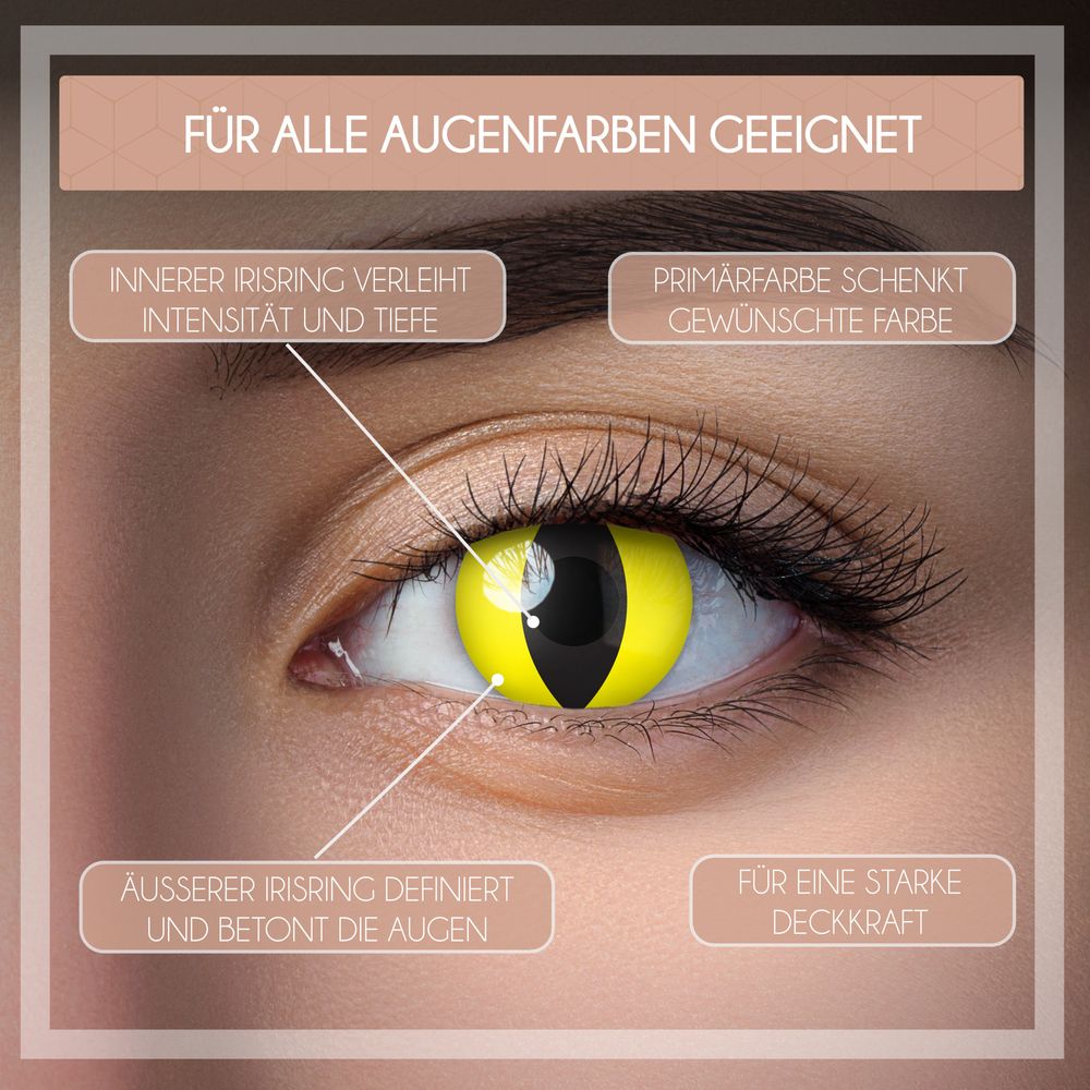 Kontaktlinsen glowing Wildcat