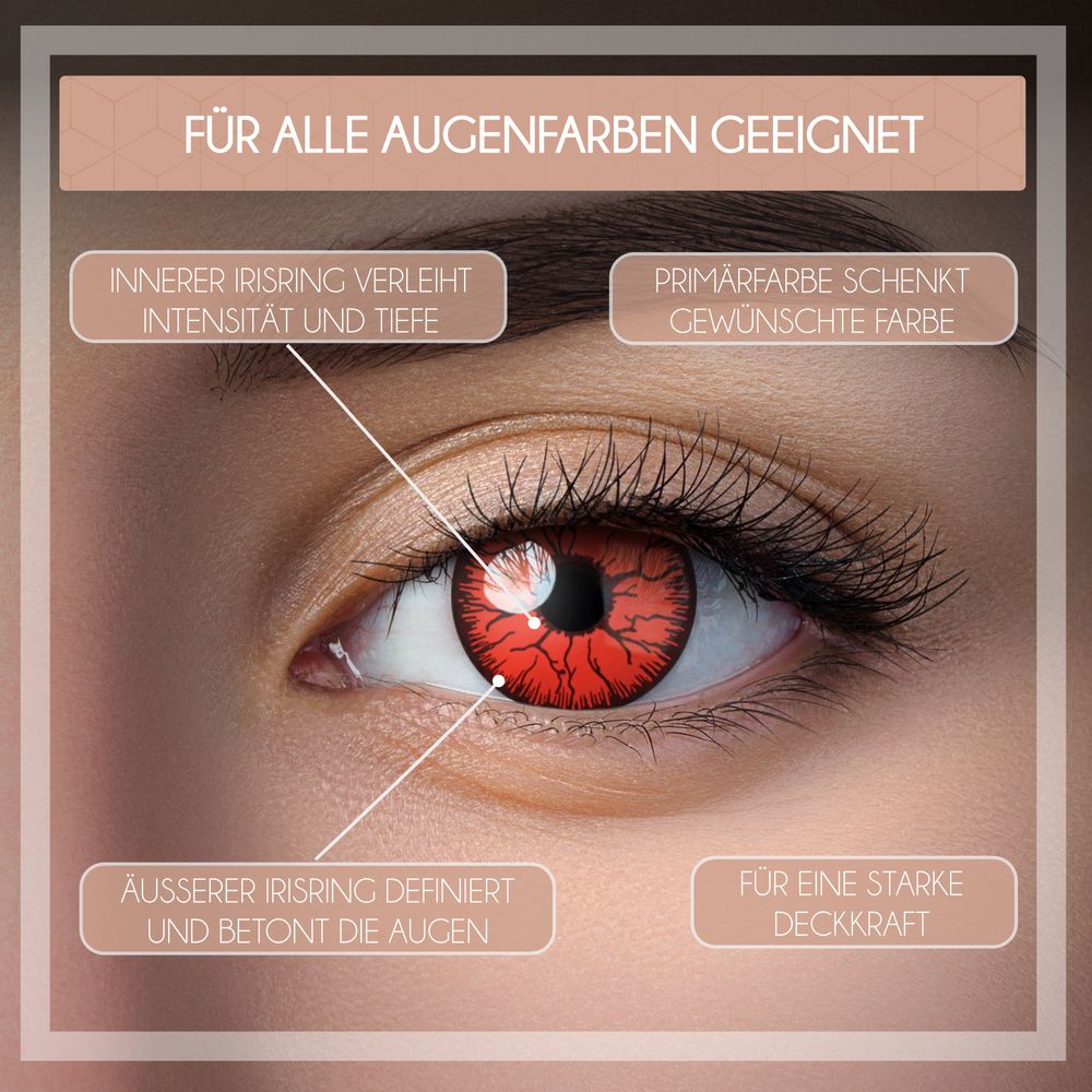 Kontaktlinsen Blood Veins