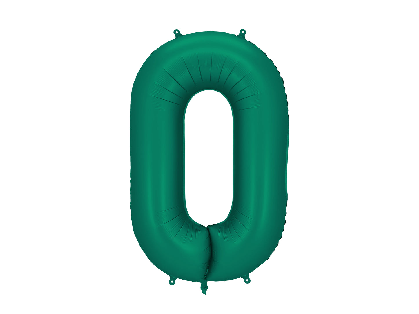 Folienballon Zahl – 86 cm, Flaschengrün