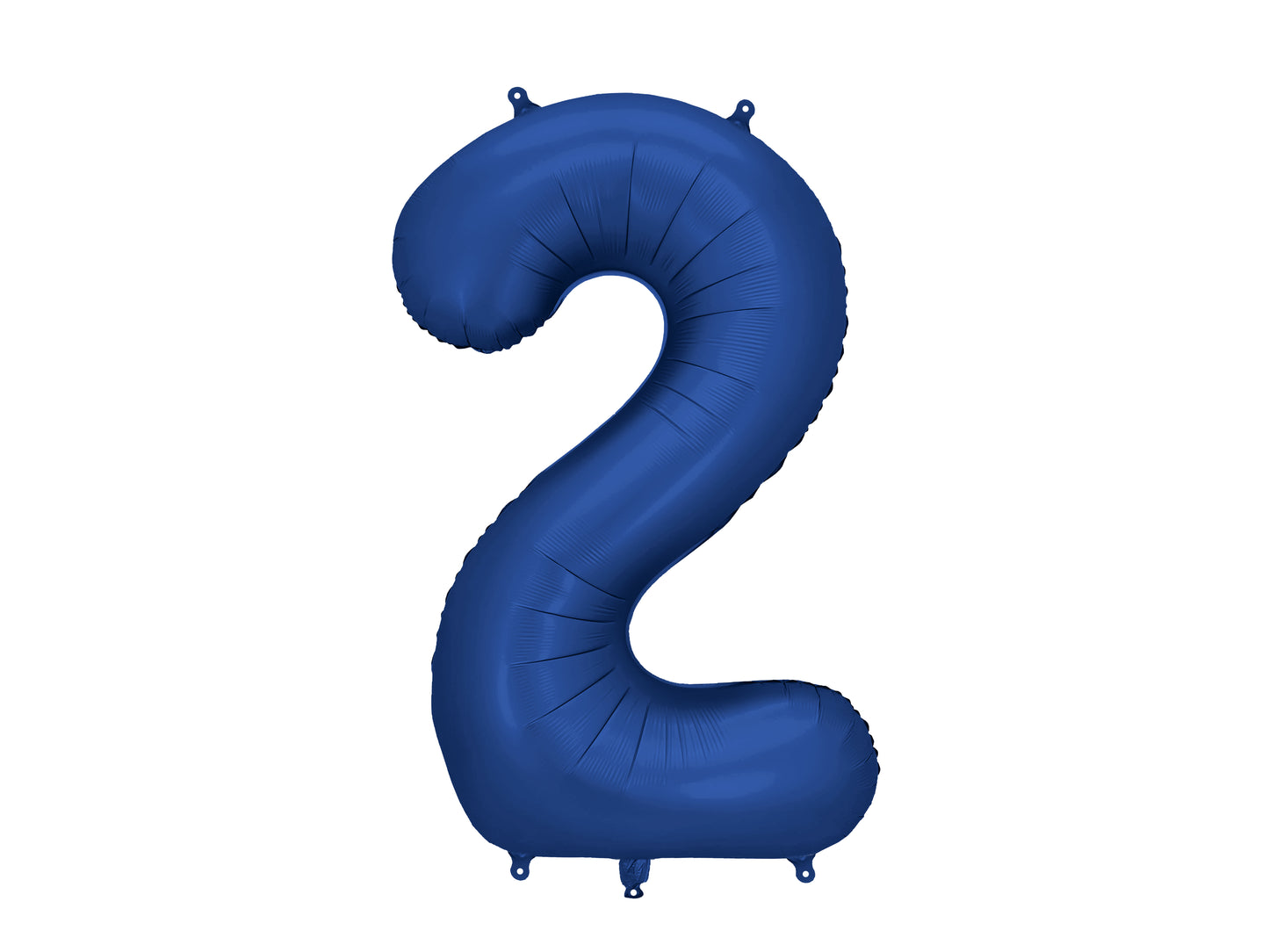 Folienballon Zahl - Marineblau - 86 cm