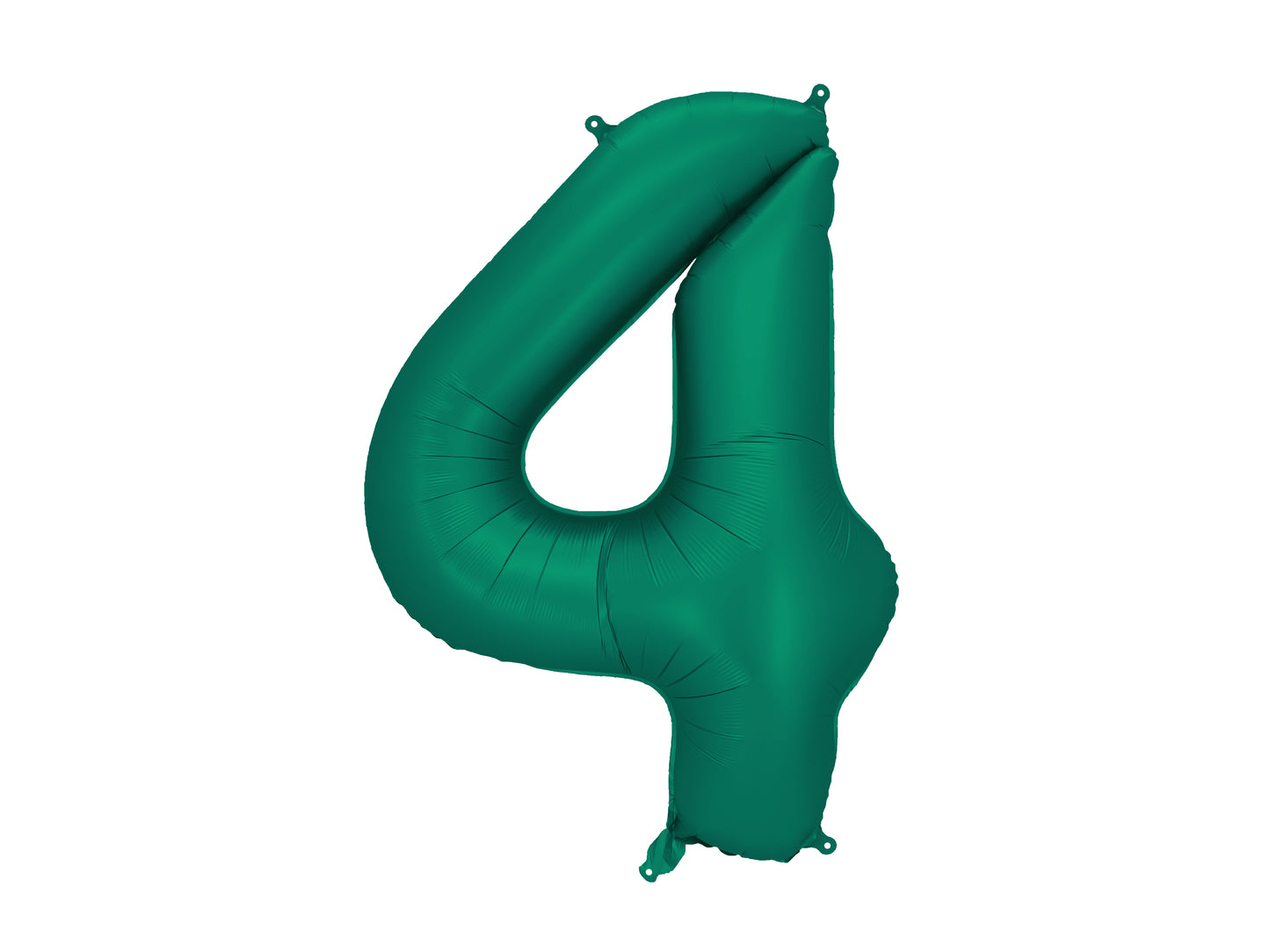 Folienballon Zahl – 86 cm, Flaschengrün