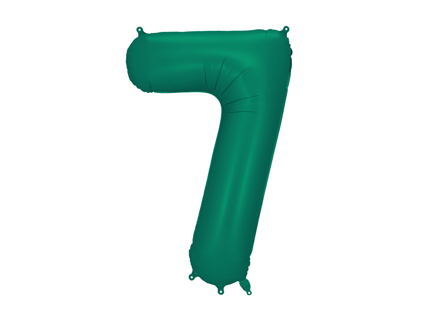 Folienballon Zahl – 86 cm, Flaschengrün