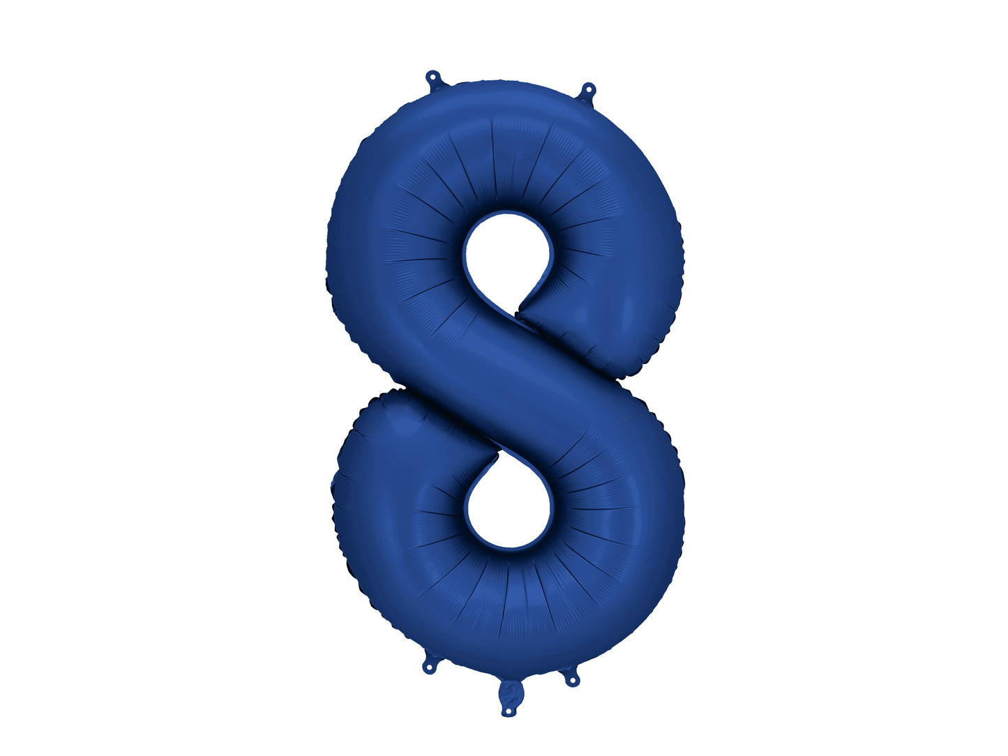 Folienballon Zahl - Marineblau - 86 cm