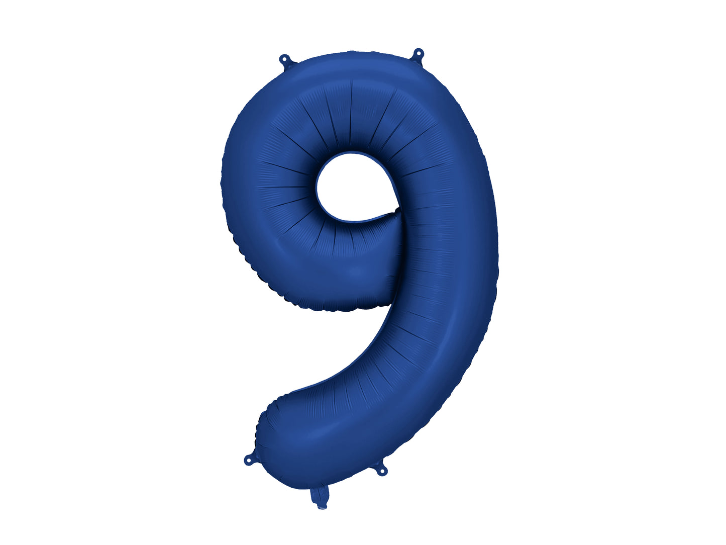 Folienballon Zahl - Marineblau - 86 cm
