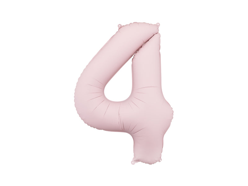 Folienballon Zahl – 86 cm, rosa