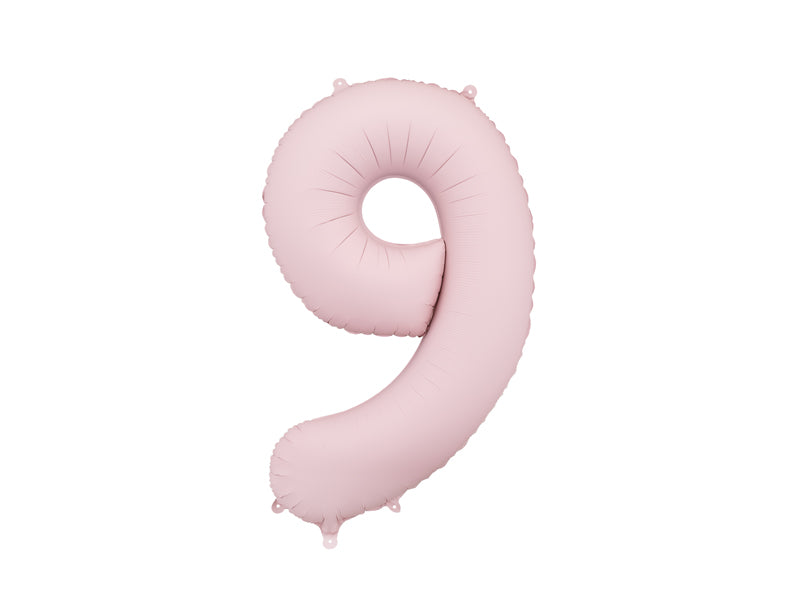 Folienballon Zahl – 86 cm, rosa