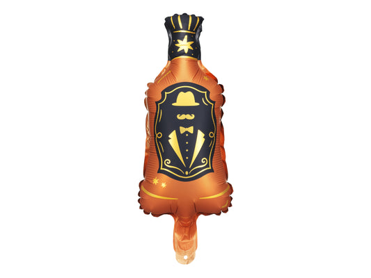 Folienballon Whisky für Girlanden – 27 x 12 cm, nur mit Luft befüllbar