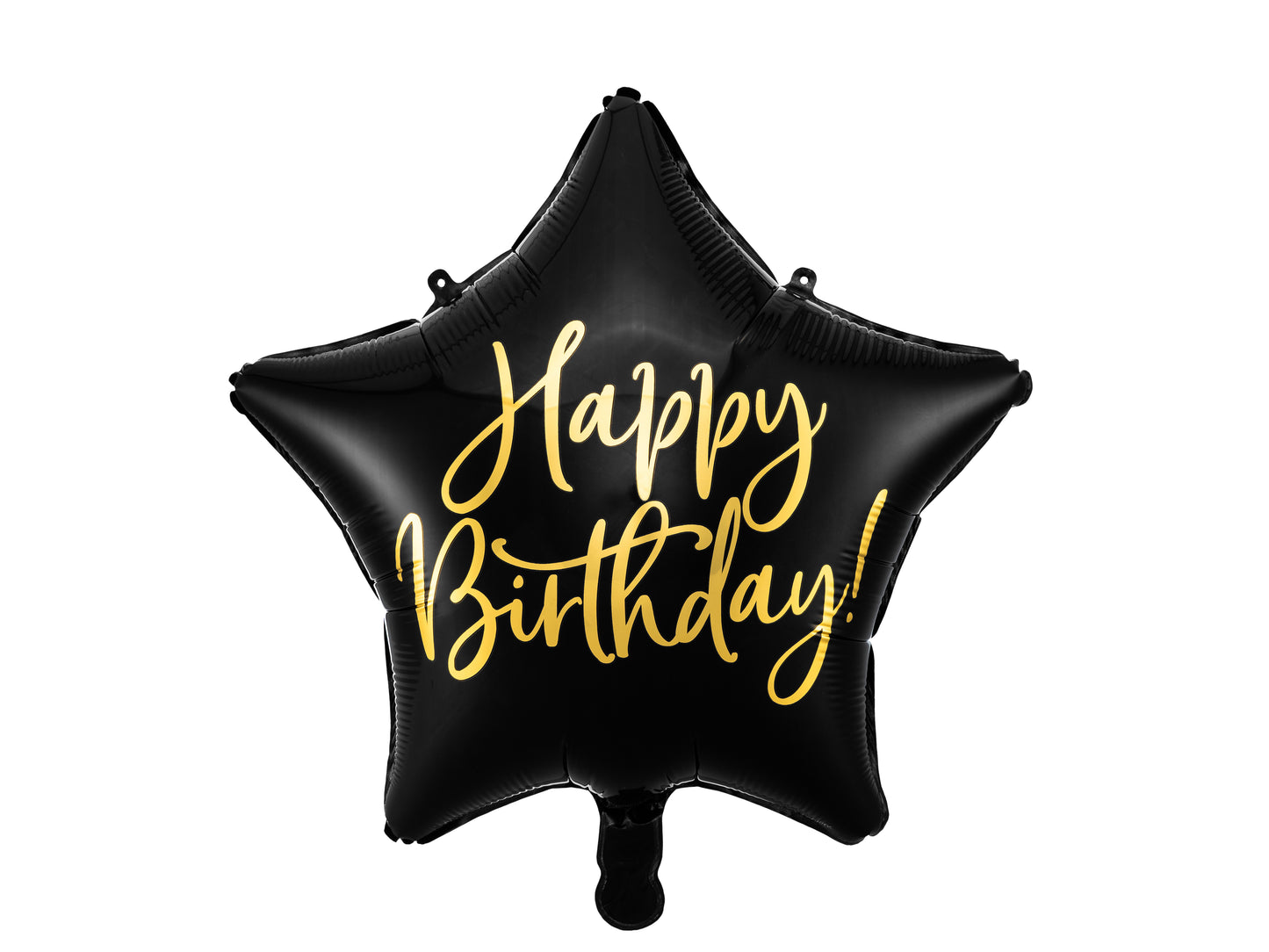 Folienballon Stern – 40 cm, Happy Birthday