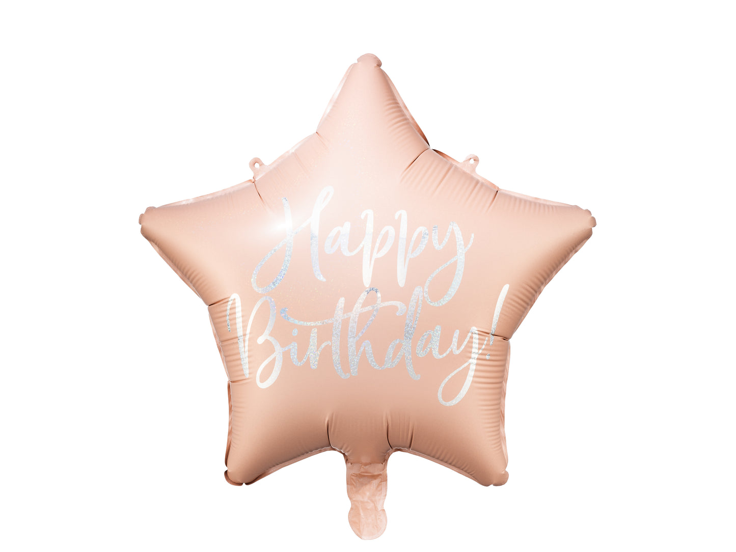 Folienballon Stern – 40 cm, Happy Birthday