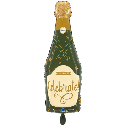 Ballon – Champagne Celebrate Folienballon 31x94 cm