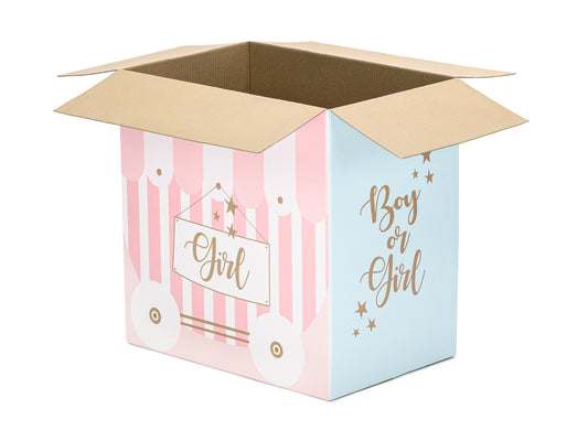 Ballonpost-Karton „Boy or Girl“ – 60 x 40 x 60 cm