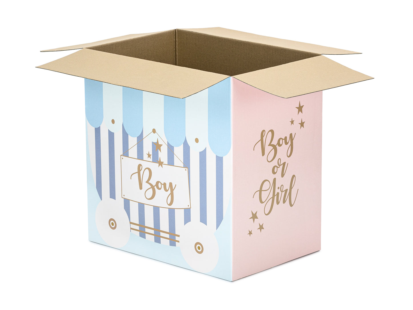 Ballonpost-Karton „Boy or Girl“ – 60 x 40 x 60 cm