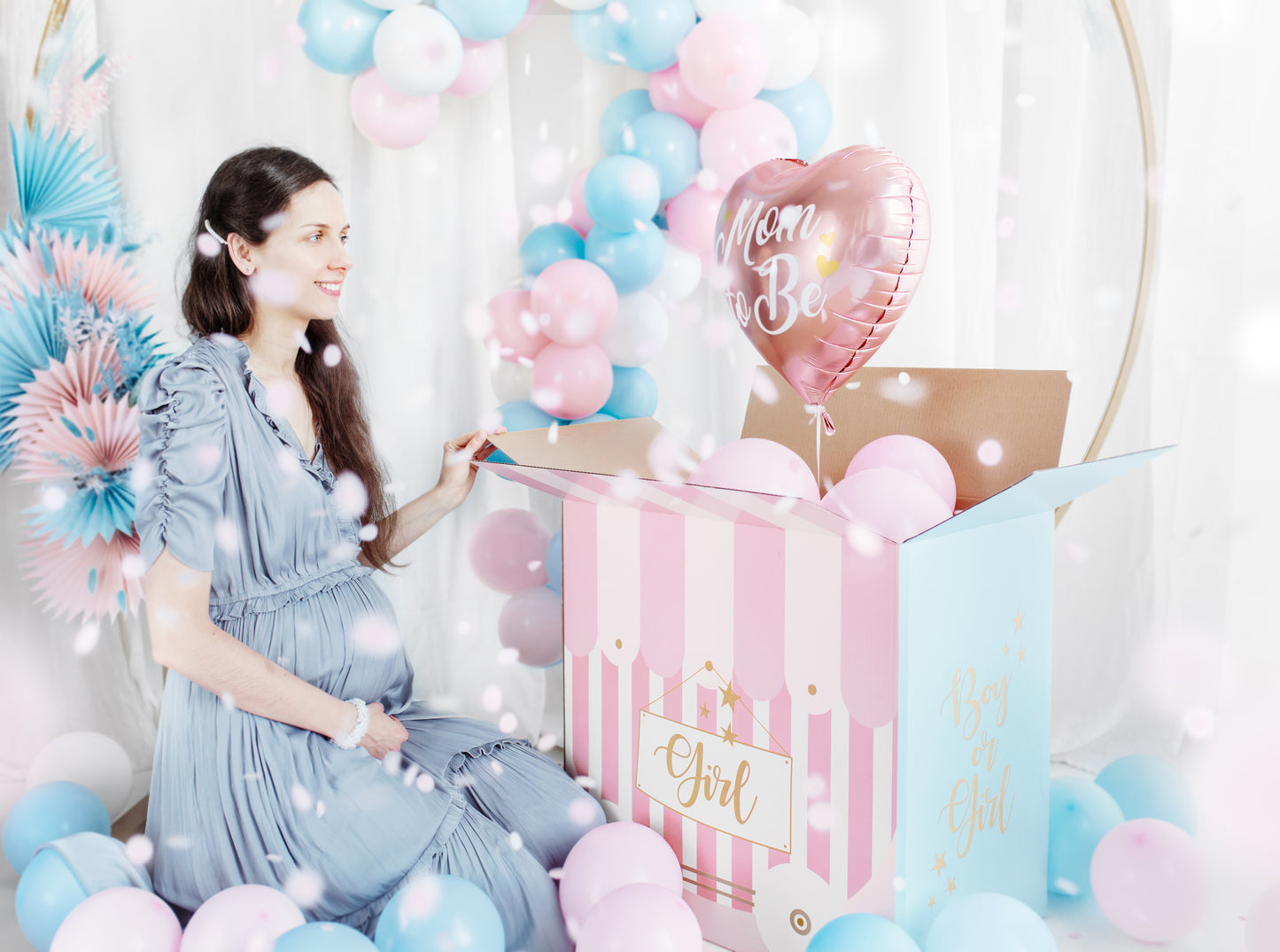 Ballonpost-Karton „Boy or Girl“ – 60 x 40 x 60 cm