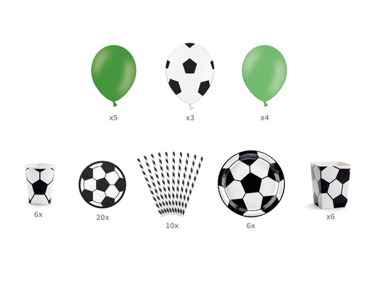 Party-Dekorationsset „Ball“ – Mix, 60-teilig