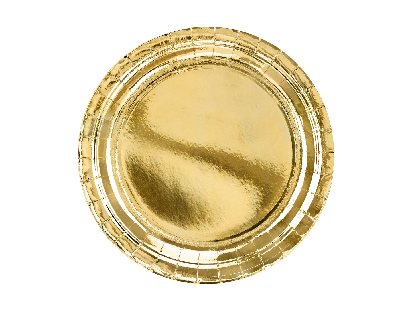 Pappteller – Gold, 23 cm, 6 Stück