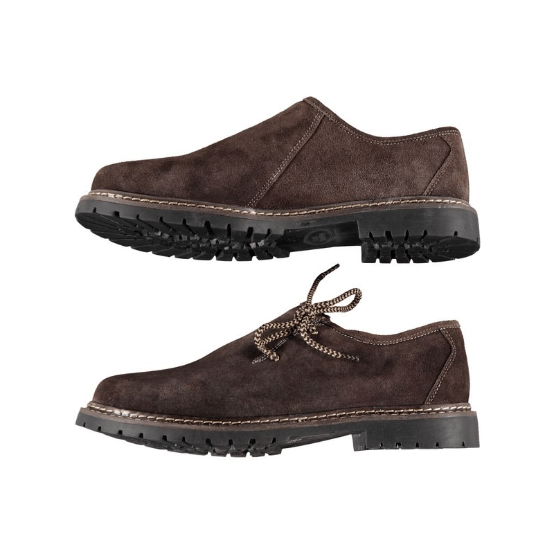 Trachtenschuhe Herren – dunkelbraun, klassisch